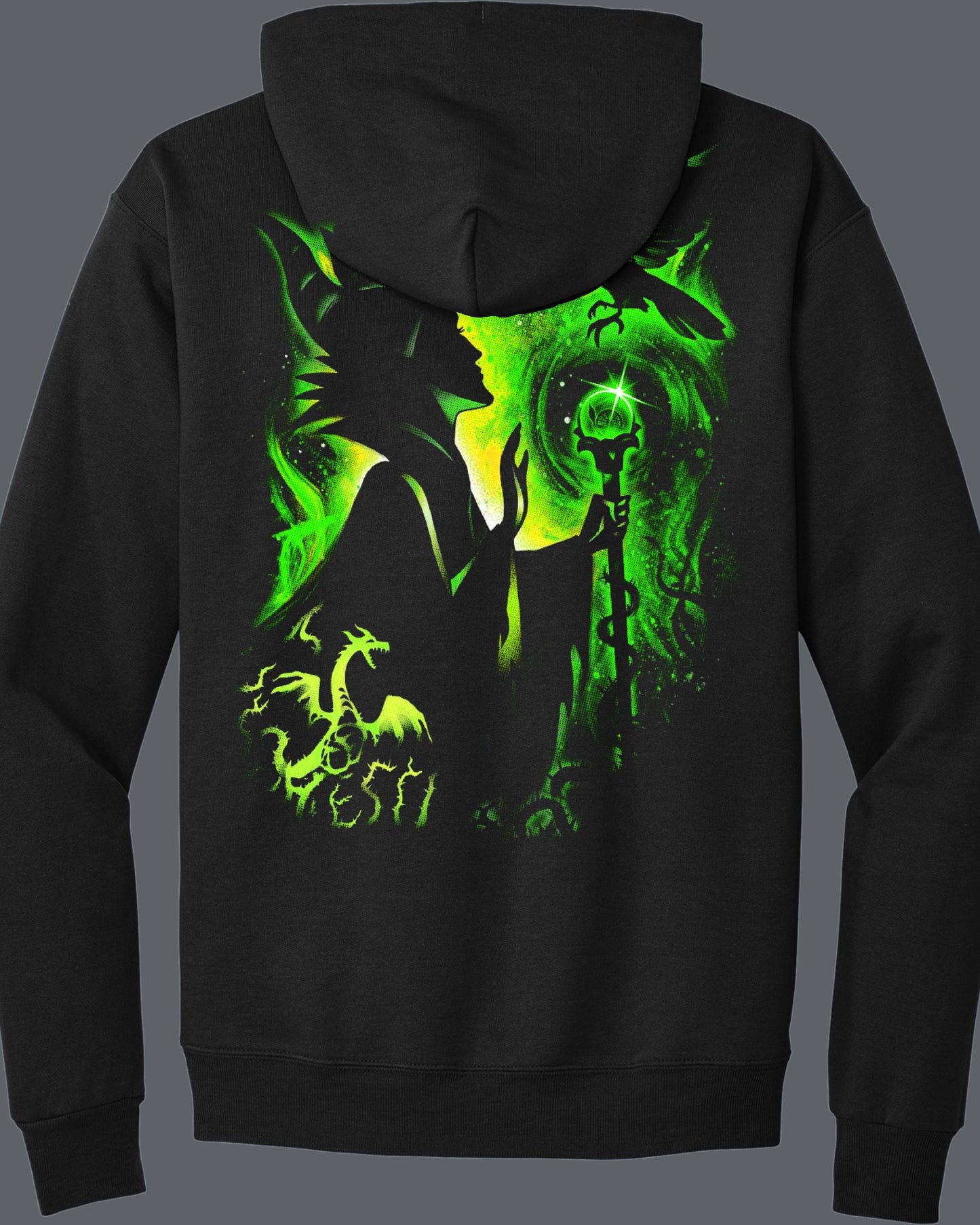 Disney Inspired Malecifent Halftone Shirt or Hoodie