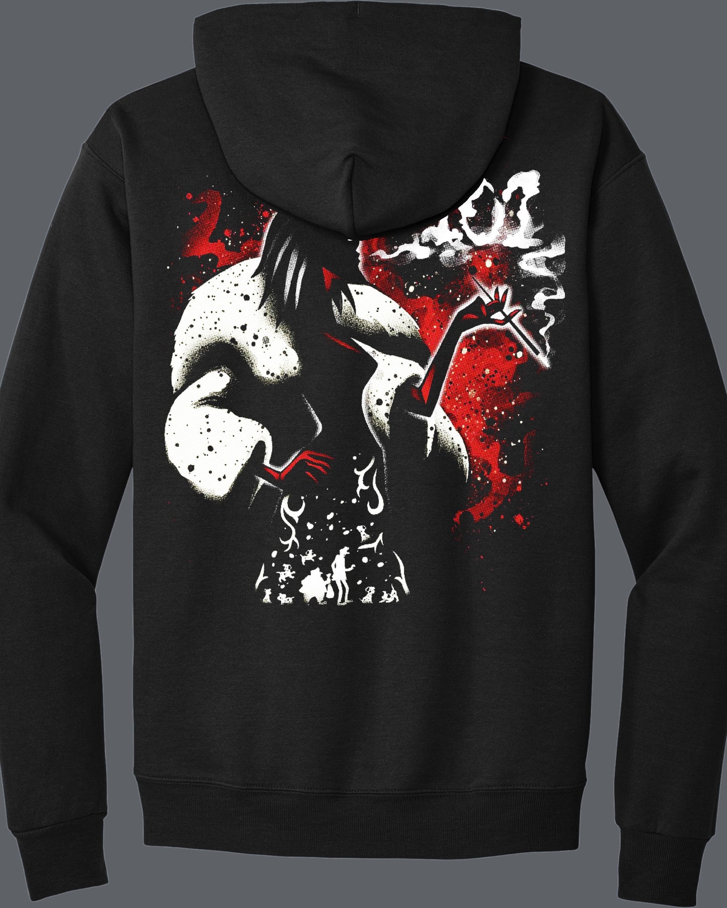 Disney-Inspired Cruella DeVille Villains Halftone Hoodie & T-Shirt