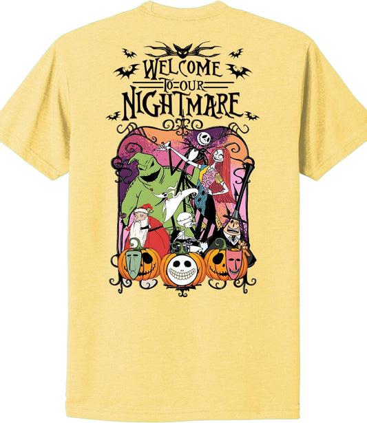Welcome to Our Nightmare Shirt – Spooky Couple Halloween Tee