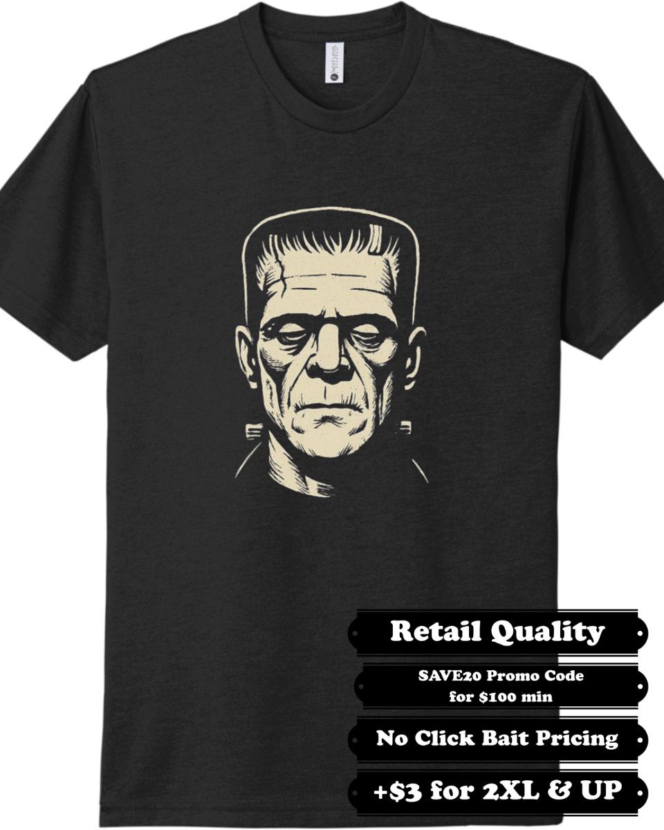 Frankenstein’s Monster Shirt – Retro Horror Tee